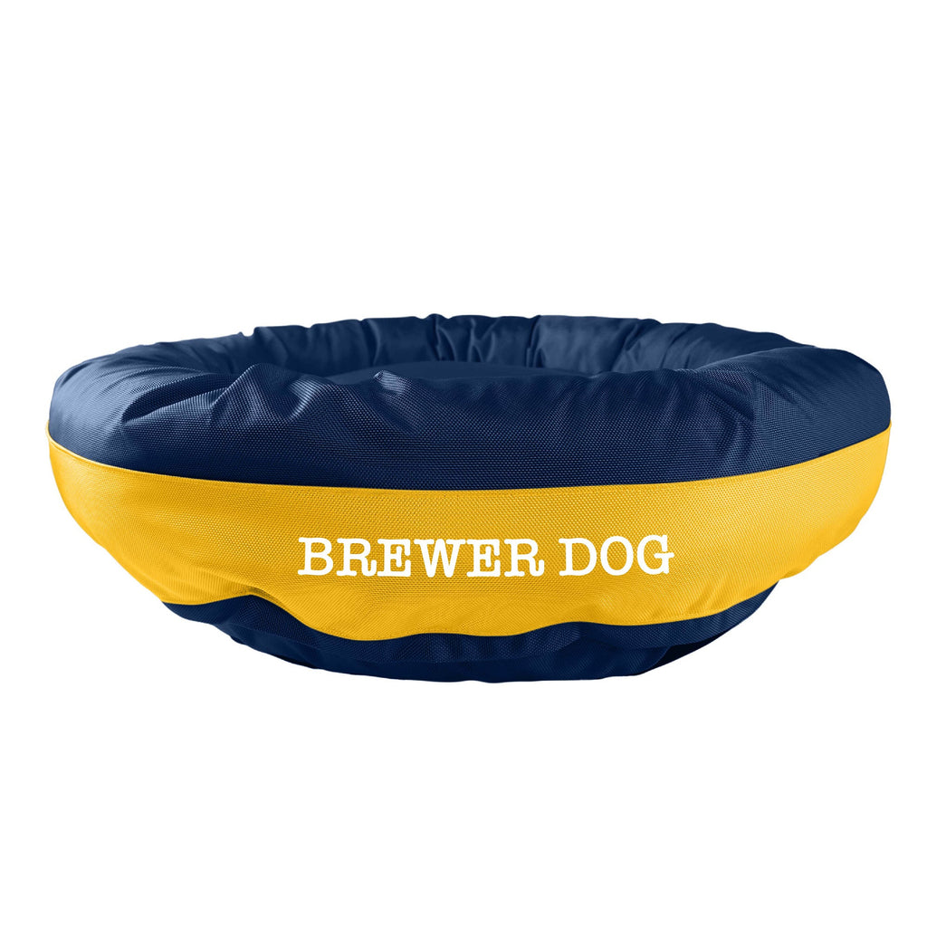 Dog Bed Round Bolster Armor Baseball