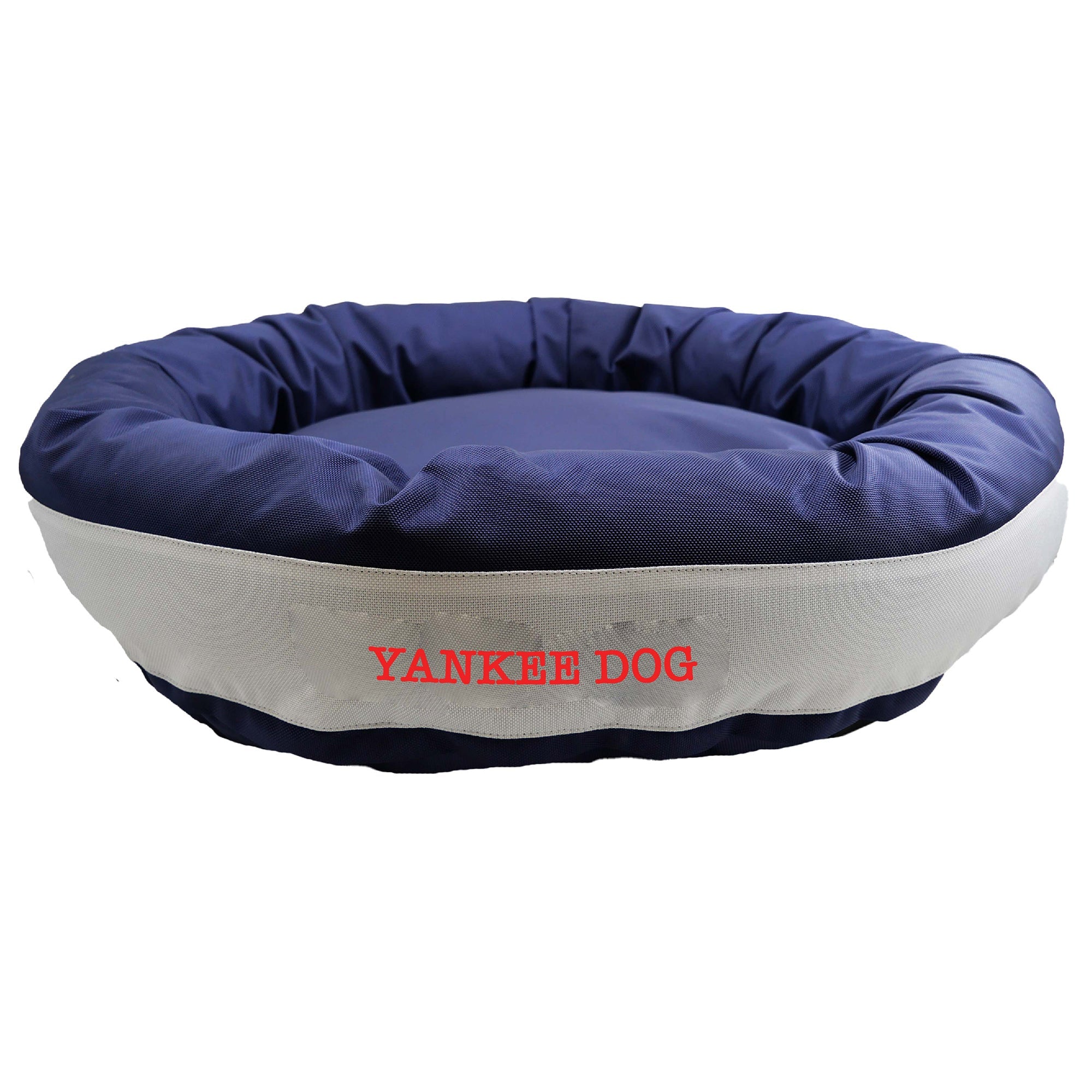 Dog Bed Round Bolster Armor Baseball