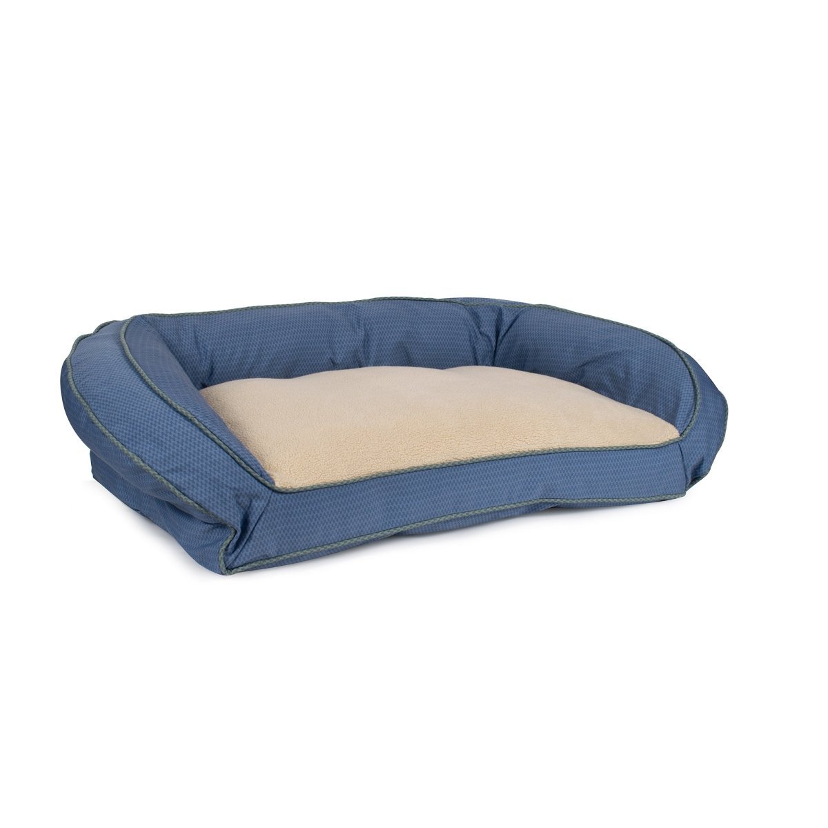 GreenDog Bolster Bed- Checkered Wave