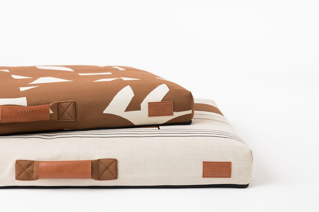 John Legend | Brown Fragment Dog Bed or Bed Cover