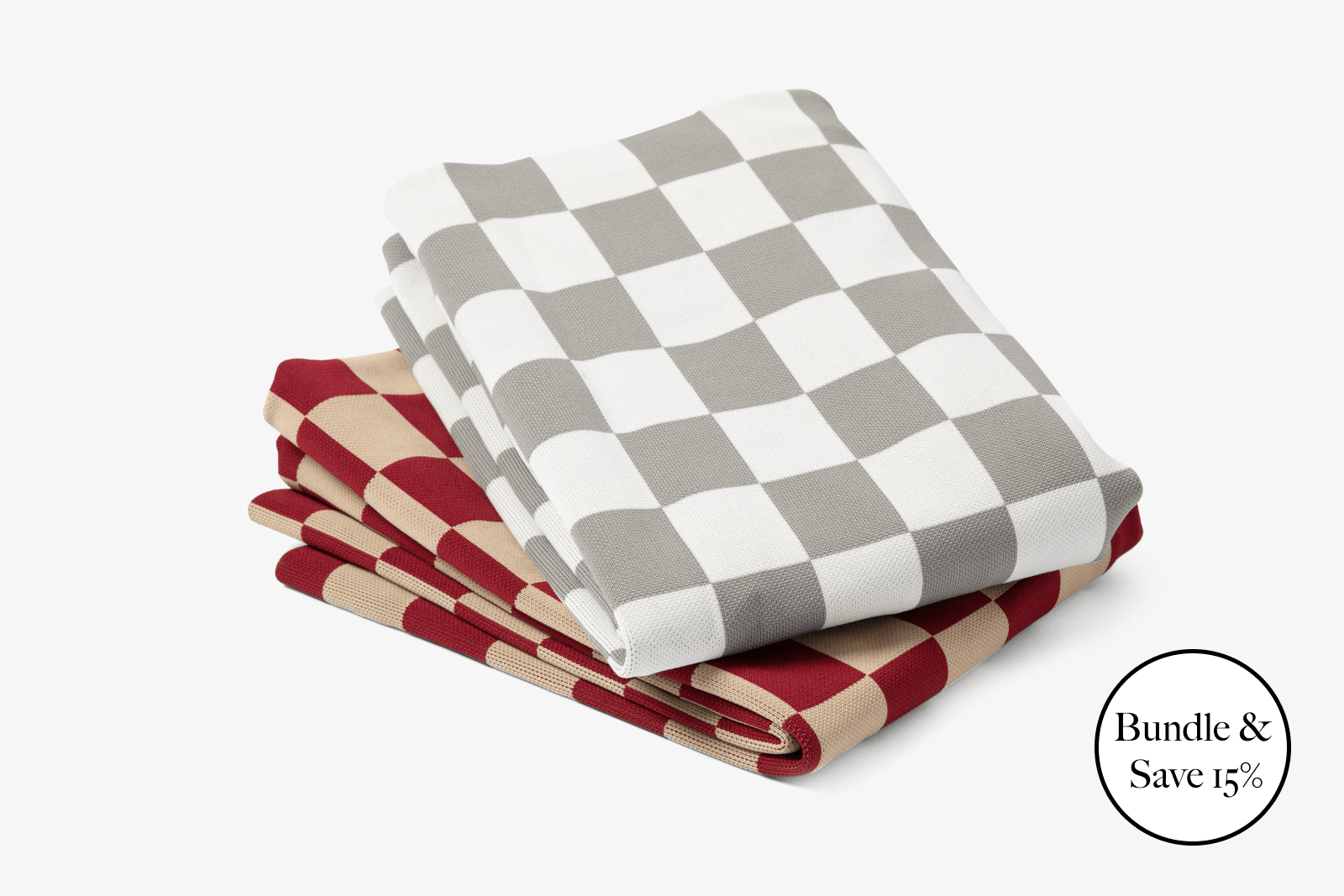 Red Checker | Dog Bed with Cover