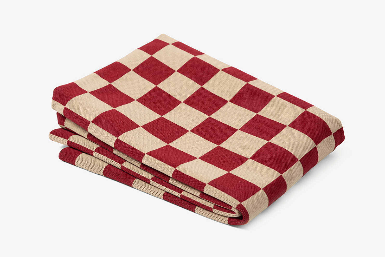 Red Checker | Dog Bed with Cover