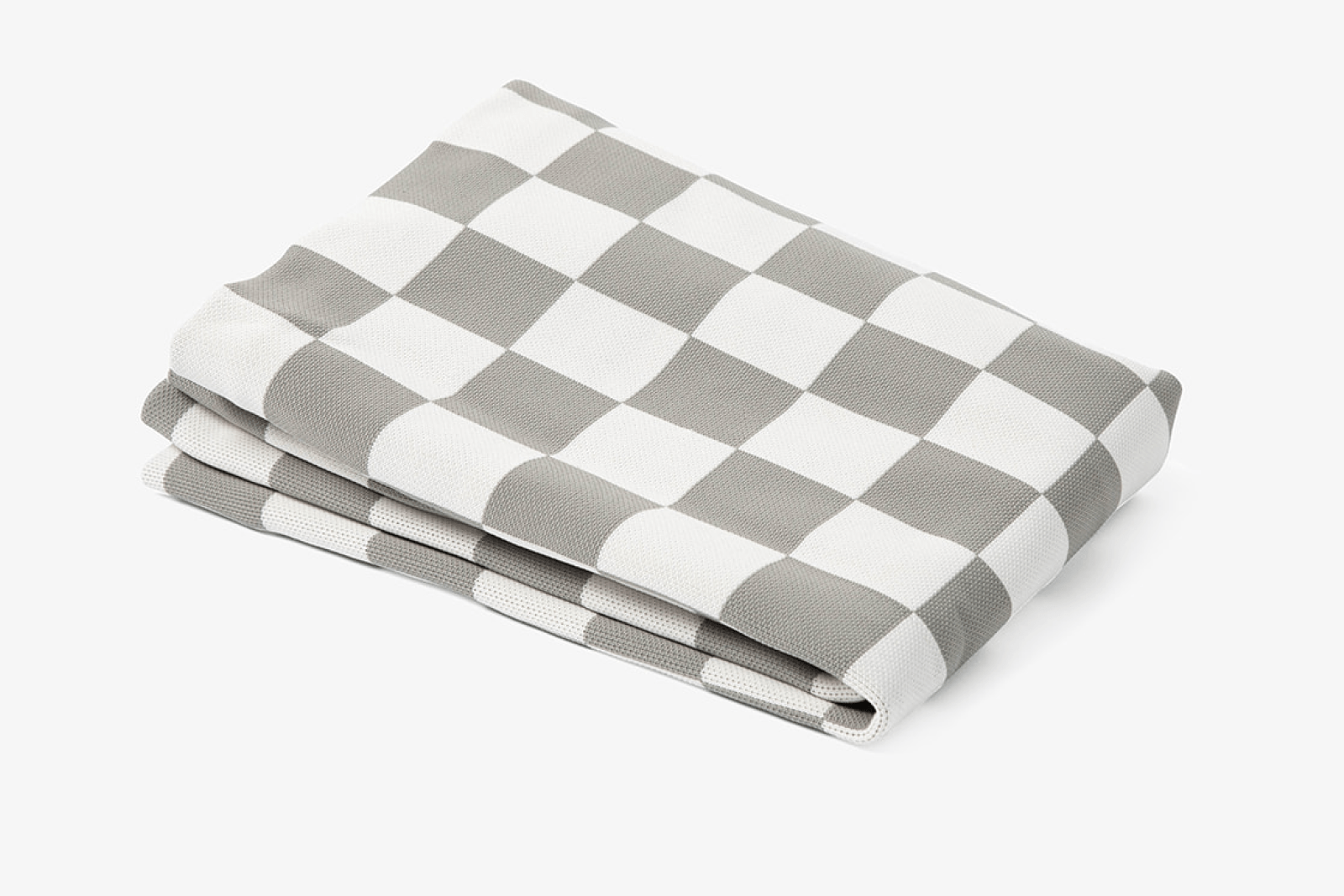 Gray Checker | Dog Bed or Bed Cover
