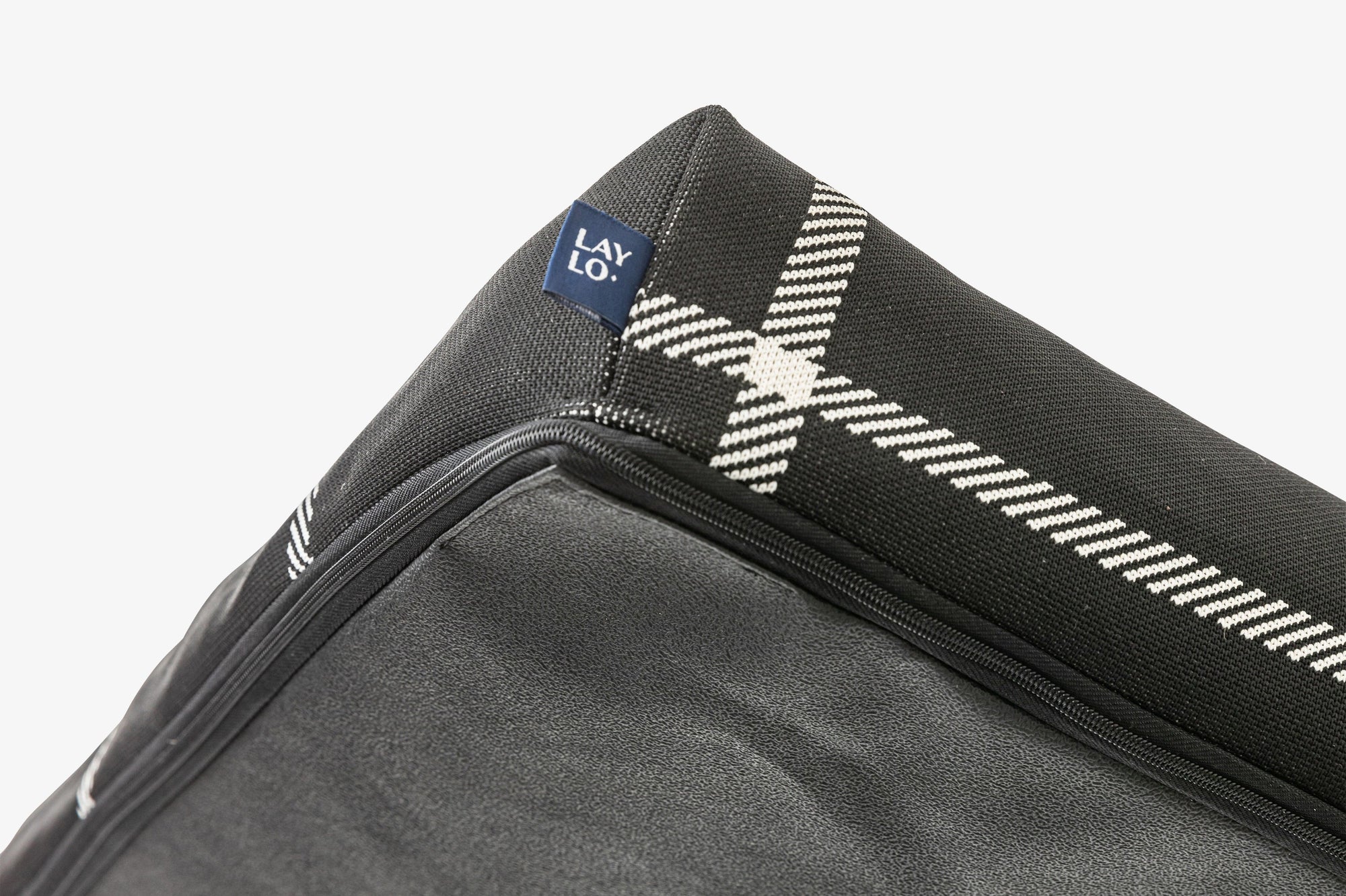 Gray Checker | Dog Bed or Bed Cover