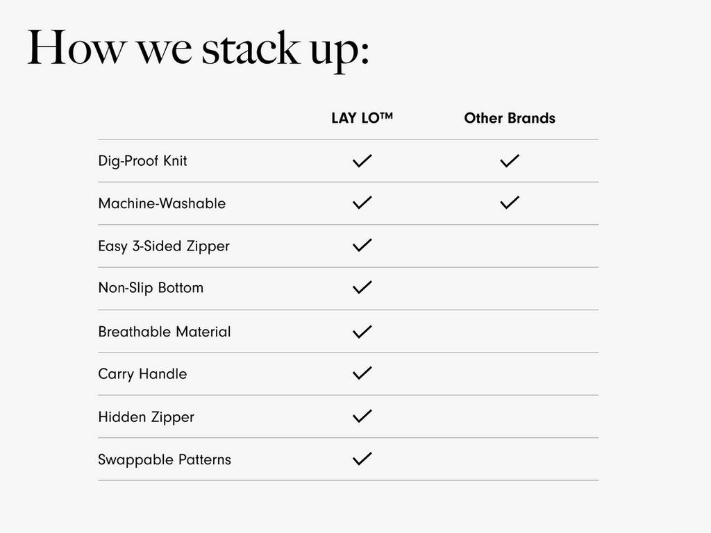 Gray Checker | Dog Bed or Bed Cover