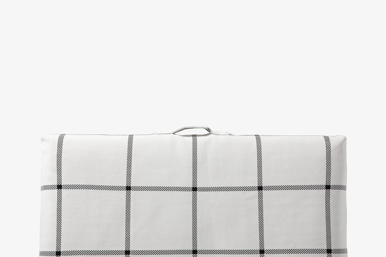 White Plaid | Dog Bed or Bed Cover