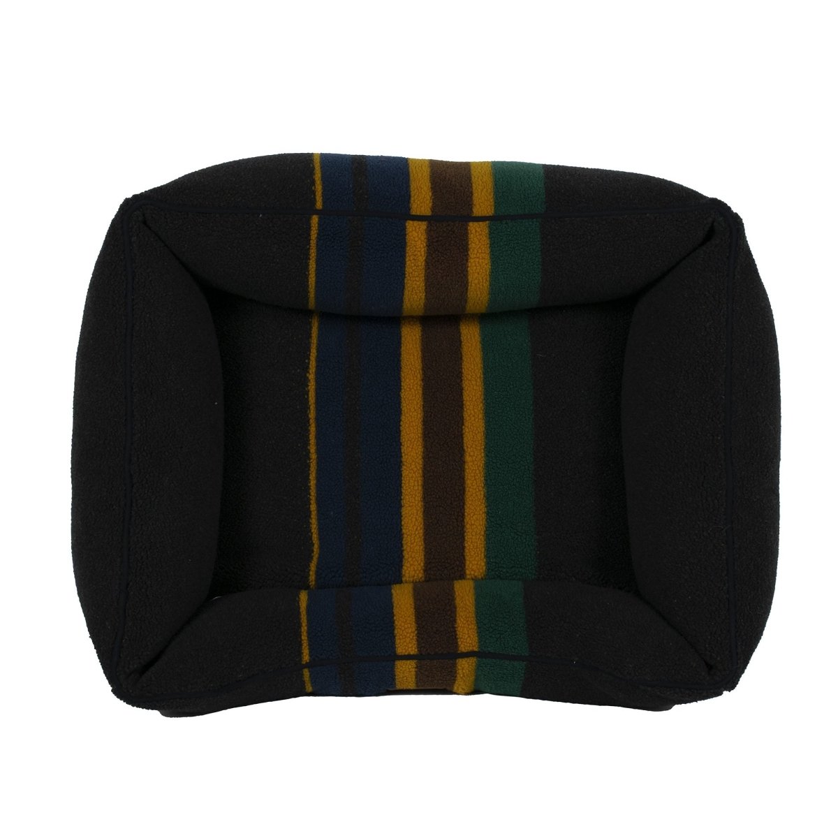 Pendleton Vintage Camp Oxford Black Kuddler Berber Dog Bed