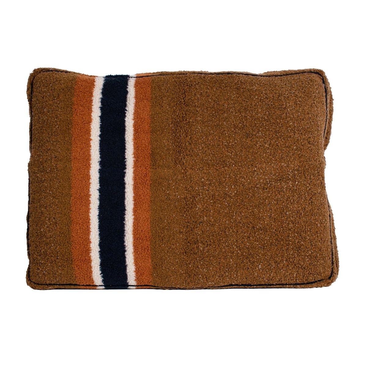 Shinola Brand Stripe Berber Napper Dog Bed